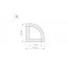 Профиль Arlight WPH-KANT-H10-2000 OPAL 023301