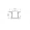 Профиль с рассеивателем Arlight ALU-SLIM-H15-F-2000 ANOD+FROST 018243