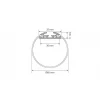 Профиль Arlight SL-ROUND-D60-2000 ANOD 019286 Профиль Arlight SL-ROUND-D60-2000 ANOD 019286