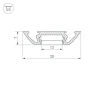 Профиль Arlight PHS-A-2000 ANOD 013215