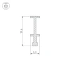 Профиль-держатель Arlight FOLED-RAIL-2000 025232 Профиль-держатель Arlight FOLED-RAIL-2000 025232
