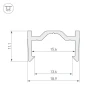 Профиль Arlight ARH-CH15-2000-PVC 027091 Профиль Arlight ARH-CH15-2000-PVC 027091