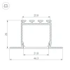 Профиль Arlight PLS-Lock-H25-FM-2000 White 033134