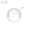Профиль Arlight Round-D10.5-2000 Anod Black 033036 Профиль Arlight Round-D10.5-2000 Anod Black 033036