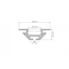 Профиль Arlight PHS-V-2000 ANOD 013212 Профиль Arlight PHS-V-2000 ANOD 013212