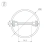 Профиль Arlight Round-D30-Dual-2000 Anod 029114 Профиль Arlight Round-D30-Dual-2000 Anod 029114