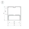 Профиль Arlight SL-LINE-7477-2000 ANOD 019310 Профиль Arlight SL-LINE-7477-2000 ANOD 019310