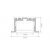 Профиль Arlight SL-LINIA62-F-2000 ANOD 019292
