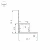 Встраиваемый профиль Arlight ARH-Ceil-S16-2000 Anod 034977 Встраиваемый профиль Arlight ARH-Ceil-S16-2000 Anod 034977