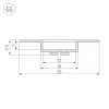 Профиль Arlight KLUS-LOCK-FM-2000 ANOD 019185 Профиль Arlight KLUS-LOCK-FM-2000 ANOD 019185