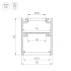 Профиль Arlight SL-ARC-5060-D1000-A45 White 032692 Профиль Arlight SL-ARC-5060-D1000-A45 White 032692