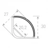 Профиль с рассеивателем SWG SF-3030 001138 Профиль с рассеивателем SWG SF-3030 001138