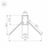 Профиль угловой Arlight внутренний ARH-Decore-S6-INT-2000 Anod 034971