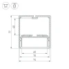 Профиль Arlight SL-Line-7477-2000 Black 029939 Профиль Arlight SL-Line-7477-2000 Black 029939