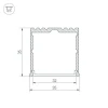 Профиль Arlight ARH-Power-W35-3000 Anod 036136 Профиль Arlight ARH-Power-W35-3000 Anod 036136