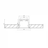 Профиль встраиваемый DesignLed LE.4932-R 010356 Профиль встраиваемый DesignLed LE.4932-R 010356