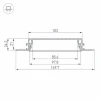 Встраиваемый профиль Arlight SL-Linia97-Fantom-2000 Anod 034987 Встраиваемый профиль Arlight SL-Linia97-Fantom-2000 Anod 034987