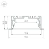 Профиль с рассеивателем Arlight S2-LINIA94-F-2500 Anod+Opal 021178(1) Профиль с рассеивателем Arlight S2-LINIA94-F-2500 Anod+Opal 021178(1)