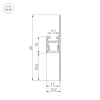Профиль Arlight ARH-Plintus-Fantom-2000 Black 038550 Профиль Arlight ARH-Plintus-Fantom-2000 Black 038550