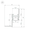 Профиль Arlight ARH-Сeil-S14-Shadow-2000 White 038594 Профиль Arlight ARH-Сeil-S14-Shadow-2000 White 038594