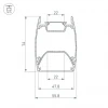 Профиль Arlight ARH-Line-4874-Dual-2000 Anod 036345 Профиль Arlight ARH-Line-4874-Dual-2000 Anod 036345