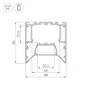 Профиль Arlight ARH-Power-W88-F-Comfort-2000 Anod 036363
