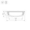 Профиль Arlight ARH-Bent-W18-2000 Anod Black 039588 Профиль Arlight ARH-Bent-W18-2000 Anod Black 039588