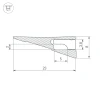 Профиль Arlight SL-Mini-Shelf-H8-2000 Anod Olive Grey 038205