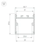 Профиль Arlight SL-Line-3638-Lw-2000 Anod Black 038445 Профиль Arlight SL-Line-3638-Lw-2000 Anod Black 038445