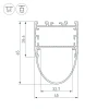 Профиль Arlight ARH-Line-B-3652-2000 Anod 036347