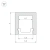 Профиль Arlight ARH-Micro-0607-2000 Anod 036398 Профиль Arlight ARH-Micro-0607-2000 Anod 036398