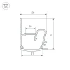 Профиль Arlight Stretch-S-20-Wall-Side-2000 040701