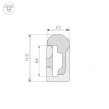 Профиль Arlight WPH-Flex-0613-Side-S8-10m White 040826
