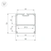 Встраиваемый профиль Arlight SL-LINE-5050-LW-2000 WHITE 038450