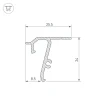 Профиль Arlight Stretch-Shadow-Tech-Ceil-2000 Black 040704