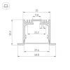 Профиль Arlight SL-Linia49M-F-2000 Black 036513 Профиль Arlight SL-Linia49M-F-2000 Black 036513
