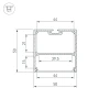 Профиль Arlight SL-Line-5050-LW-2000 Anod 038433 Профиль Arlight SL-Line-5050-LW-2000 Anod 038433