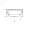Профиль Arlight SL-Slim-H7-2000 White 037111 Профиль Arlight SL-Slim-H7-2000 White 037111
