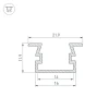 Профиль Arlight PDS-FS-2000 Anod Black 040734 Профиль Arlight PDS-FS-2000 Anod Black 040734