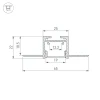 Профиль встраиваемый Arlight SL-LINIA20-FANTOM-2500 WHITE 043118 Профиль встраиваемый Arlight SL-LINIA20-FANTOM-2500 WHITE 043118