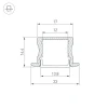 Профиль встраиваемый Arlight LINE-2315-F-2000 WHITE 044265 Профиль встраиваемый Arlight LINE-2315-F-2000 WHITE 044265