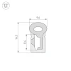 Профиль Arlight WPH-Flex-0817-Side-S8-20m White 041088