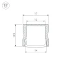 Профиль Arlight LINE-1715-2000 WHITE 044259 Профиль Arlight LINE-1715-2000 WHITE 044259