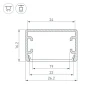 Профиль Arlight PLS-Lock-H16-SMT-3000 Anod 044805 Профиль Arlight PLS-Lock-H16-SMT-3000 Anod 044805