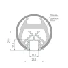 Профиль встраиваемый Arlight Klus-Por-F-1000 Anod 019181(1) Профиль встраиваемый Arlight Klus-Por-F-1000 Anod 019181(1)