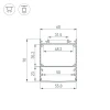Профиль Arlight Line-6070-3000 Anod 047502
