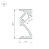 Профиль Arlight SL-Bevel-W21-2000 Anod Black 043688
