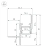 Профиль встраиваемый Arlight Сeil-S14-Shadow-T-3000 Black 045555 Профиль встраиваемый Arlight Сeil-S14-Shadow-T-3000 Black 045555