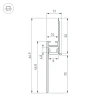 Профиль встраиваемый Arlight Plintus-Fantom-H35-2000 White 043666