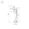 Профиль встраиваемый Arlight Plintus-H58-F-2000 Anod 046391 Профиль встраиваемый Arlight Plintus-H58-F-2000 Anod 046391